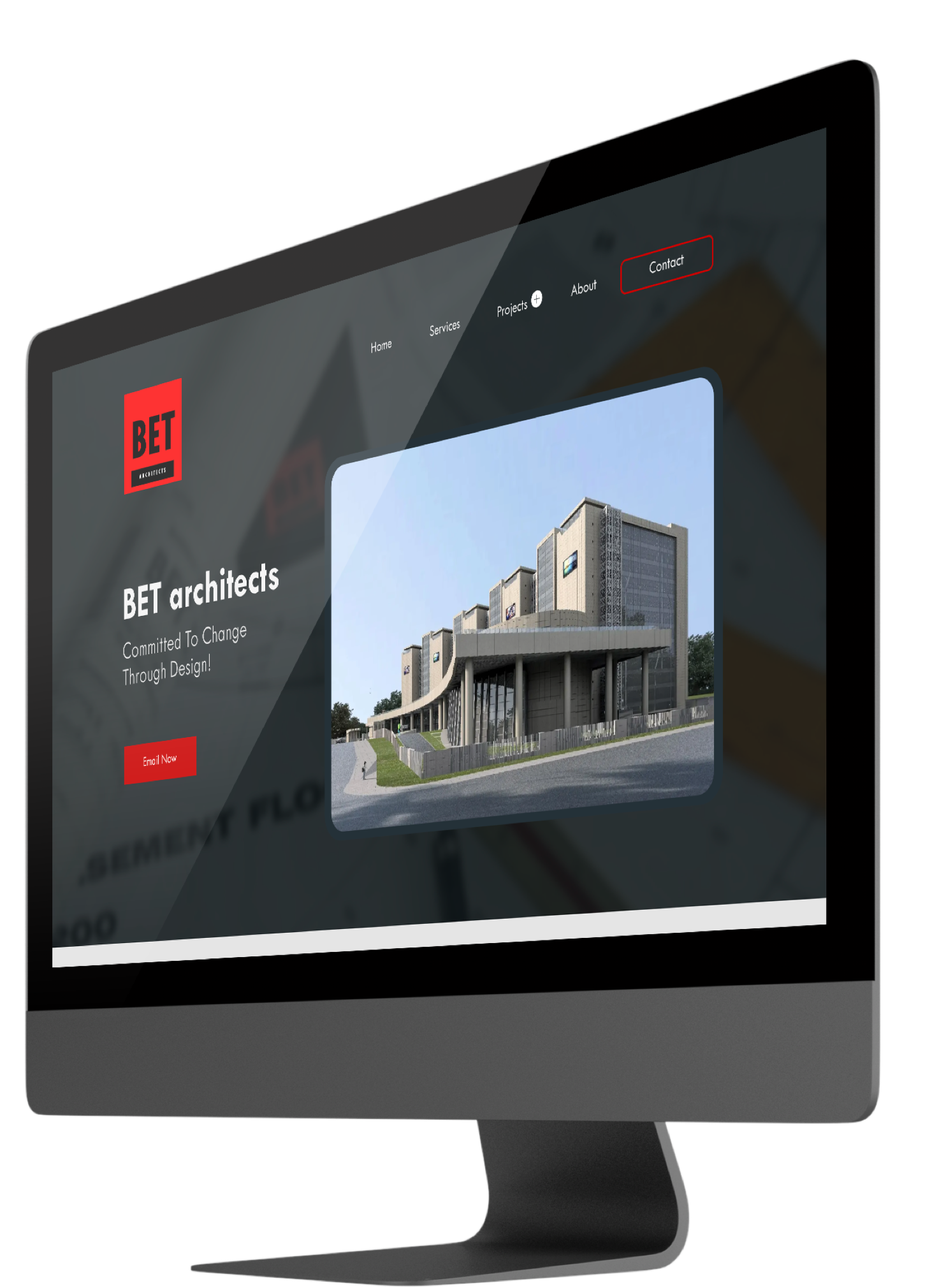 A visually appealing landing page designed by WubSites to generate leads for an Ethiopian architects company.