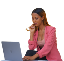 WubSites graphic designer creating visually appealing social media graphics for an Ethiopian tourism company.