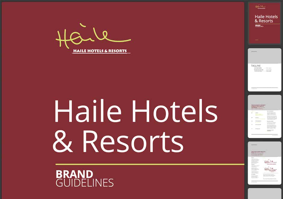 "Logo and brand identity concept by WubSites for a luxury hotel in Addis Ababa, incorporating Ethiopian cultural motifs and modern design elements.