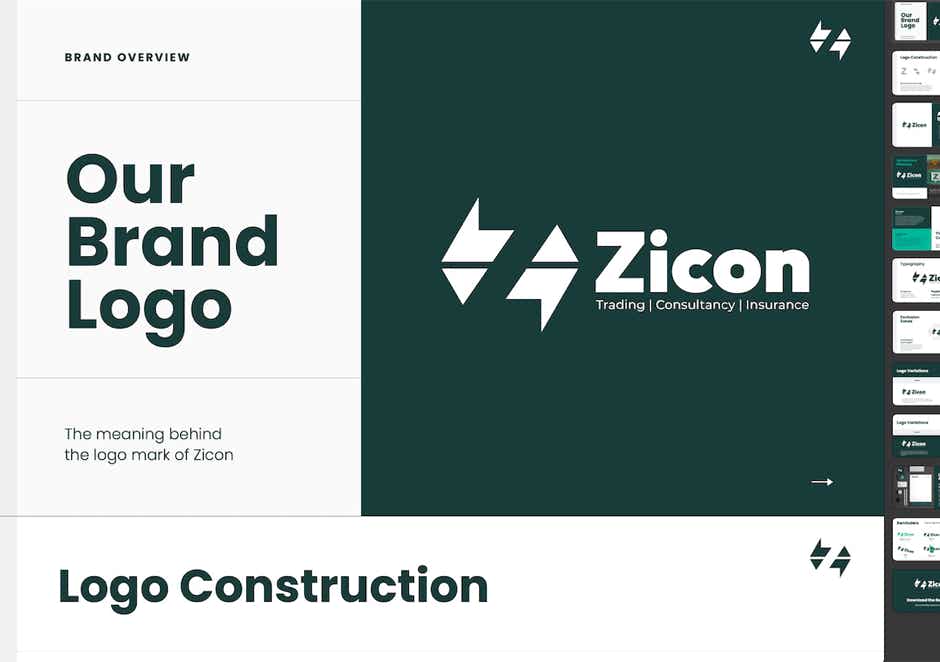 Professional and trustworthy logo and brand identity by WubSites for an investment consultancy company in Ethiopia, showcasing expertise and financial stability.